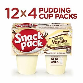 Snack Pack Vanilla Pudding Cups, 4 Count