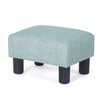 Furnistar 15" Small Ottoman Foot Rest Stool with Anti-Slip Legs
