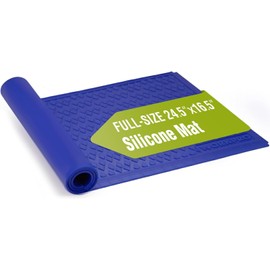 WORKPRO Silicone Glue Mat, Non-Stick Heat Resistant Silicone Pad | Built-in Measurement Grid & Anti-Slip Surface for Resin, Epoxy, Crafts, Woodworking,