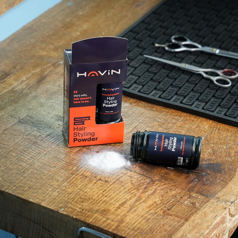 Havin Hair Styling Texture Powder. Effortless Volume & Texture for