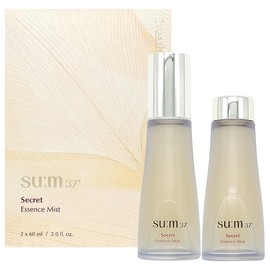 37 Degree Secret Essence Mist 60ml x 2 Skin Deep Moisture Care Mist / 숨37도 시크릿 에센스 미스트 60ml x 2개 피부 속땅김 케어 안개미스트