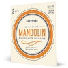 D'Addario Mandolin Strings, Phosphor Bronze, EJ74-3D, Medium Gauge 11-40, 8-String