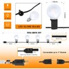 GOOTHY G40 LED Globe String Lights, 25Ft Outdoor Porch Frosted