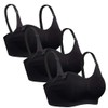 iloveSIA 3PACK Womens Full Bust Nursing Bra Seamless Maternity Bra