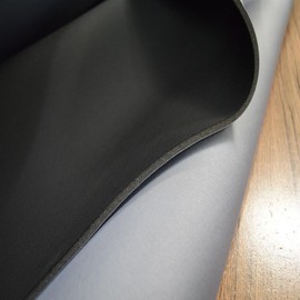 StoffBook E404 Double Face Neoprene Fabric 5 mm Black / Grey