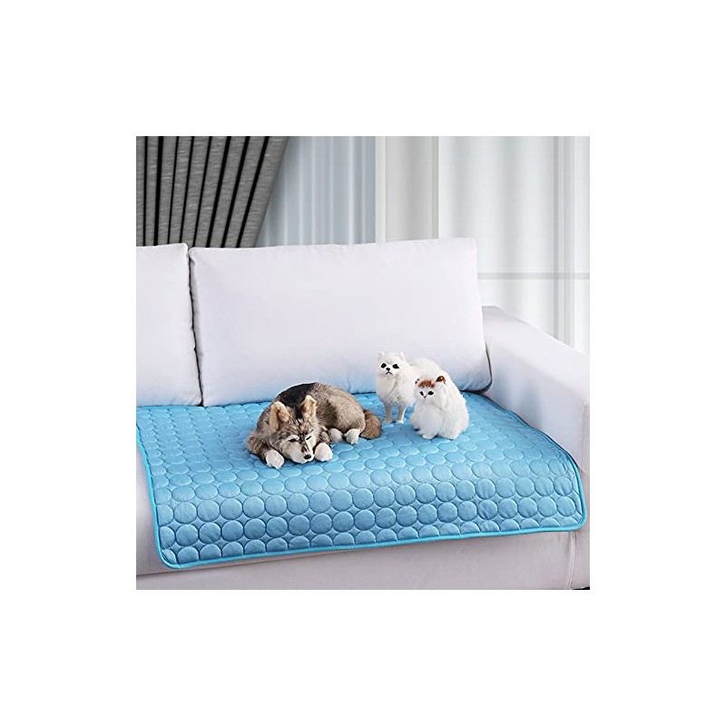 Dog Cooling Mat Summer Pet Bed Self Cooling Machine Washable