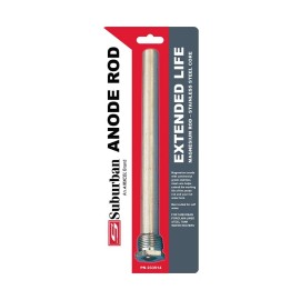 Suburban Magnesium Anode Rod for Suburban Water Heater Extends Life Improves Quality