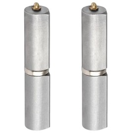 MOUNTAIN_ARK 2 Pack 7-1/2" Weld On Bullet Hinge with Grease Zerk, Heavy Duty Weldable Lift Off Hinges for Metal Door, Trailer Gate, Load 800 lbs