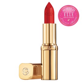 L'Oréal Paris Nourishing Lipstick with Satin Finish, Argan Oil and Vitamin E, Colour Riche Satin, No. 377 Perfect Red, 1 x 4.3 g