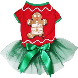 Petitebella - Vestido para cachorro de perro (hombre de jengibre, grande)