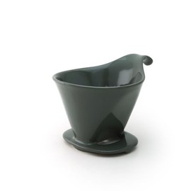 Zero Japan - Bee House Pour Over Coffee Dripper - Lead-Free & Cadmium-Free Ceramic Coffee Maker with Elegant Peek Hole, Drip Cone Brewer Coffee Gifts, Brewing Accessories - Steel Gray, Standard Size