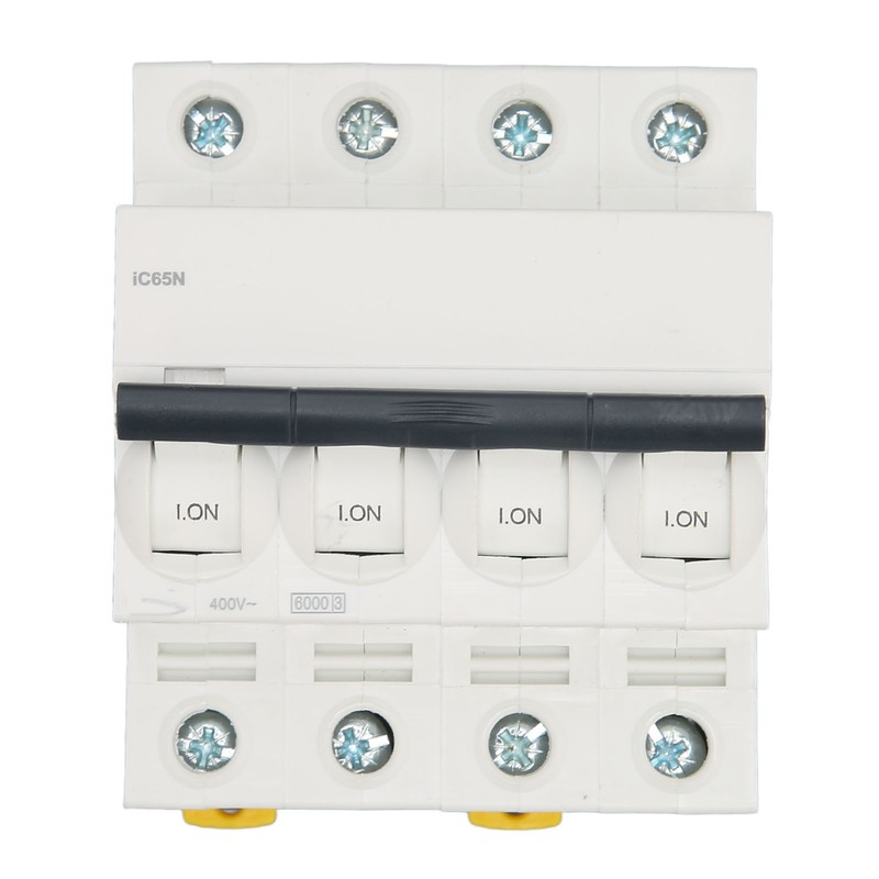 Miniature Circuit Breaker PA66 Flame Retardant Housing 4P Automatic Circuit