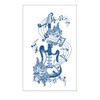 GZ626x2 Temporary Guitar Tattoo Electric Guitar Semi-Permanent Tattoo Long Lasting