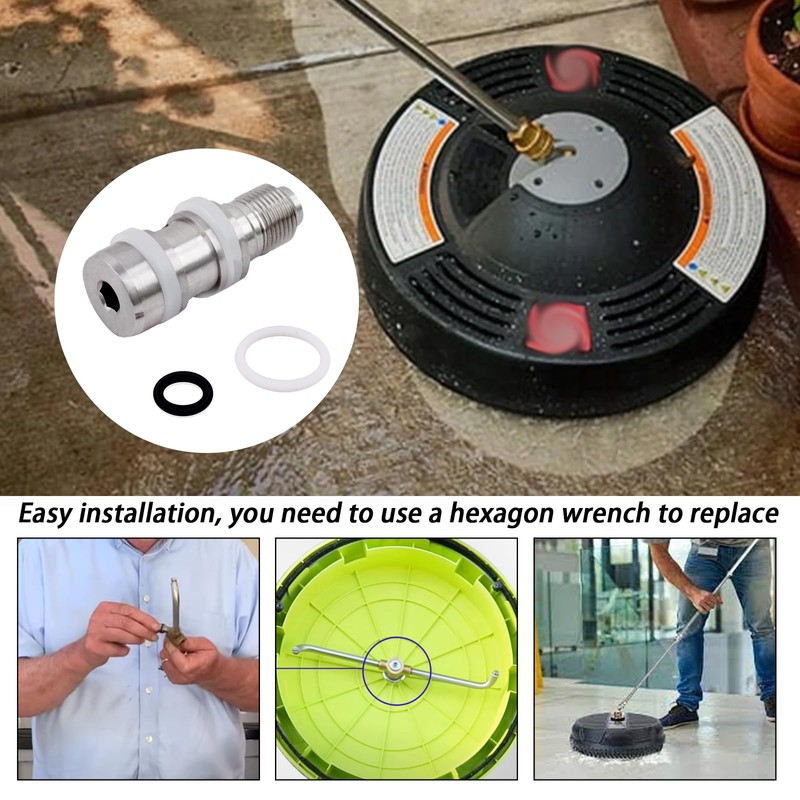 XTPTFABS Repair Kits Compatible with Pressure Washer Rotary Flat Surface