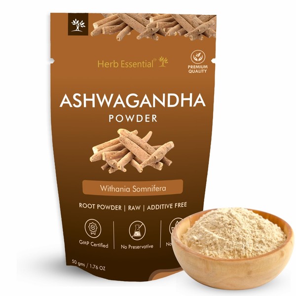 Herb Essential Herb Essential 1.76 Ounce Ashwagandha Root Powder, Indian