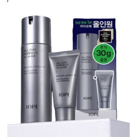 IOPE Men All Day Perfect All-in-One 120ml + Portable Mini 30ml / 아이오페 맨 올데이 퍼펙트 올인원 120ml + 휴대용 미니 30ml