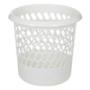 Whitefurze Waste Paper Bin, Cream