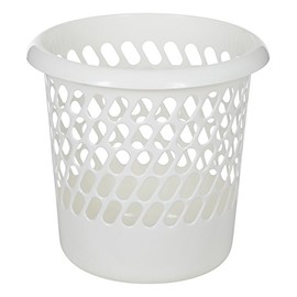 Whitefurze Waste Paper Bin, Cream