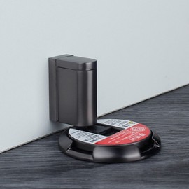 Checklock Rotating Door Stopper, No-Drill Door Slam Protector Door Stop