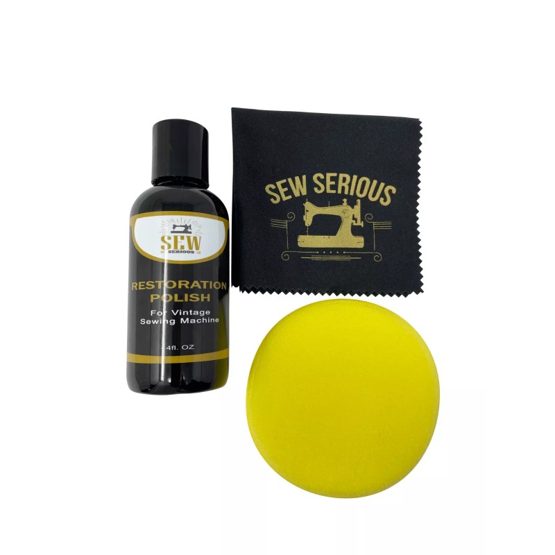 SINGER Vintage Sewing Machine Polish Wax Singer featherweight 221 201