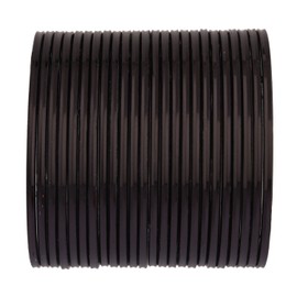 Efulgenz Metal Bangles for Women Indian Jewelry Two Dozen Wedding Bangles Set Plain Glossy Alloy Bangles Bollywood Bracelets Bridal Bangle Set Fashion Costume Jewelry Accessories for Women