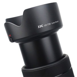 JJC Dedicated Reversible Lens Hood with Lens Contacts Protector Cover Cap for Canon 18-135mm F3.5-5.6 IS USM Lens Replacement Canon EW-73D