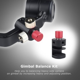 KOQINVIZ Universal Gimbal Counterweight Kit with Balance Weight Mounting Clamp and 2 pcs Counterweights for DJI Ronin S/SC/RS2/RSC2/RS3/RS4 Zhiyun Weebill S Crane Gimbal Stabilizers Accessories