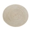 KOUBOO Laguna Table placemat, Round Table Mats Set, Woven Placemats,