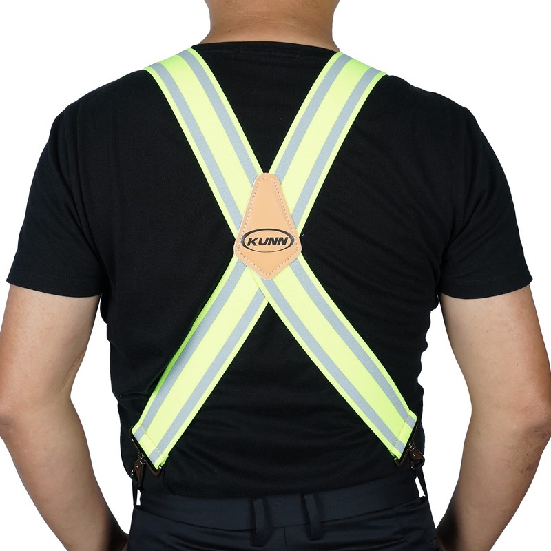 Suspenders for Men,High Visibility Tool Belt Suspender with Hook