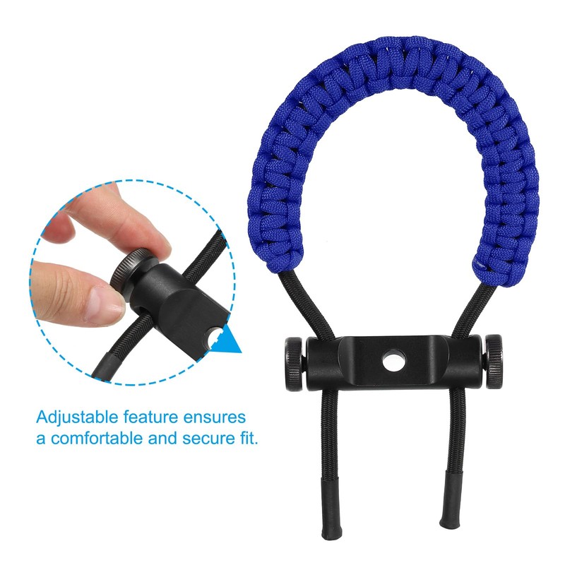 PATIKIL Archery Bow Wrist Sling, Adjustable Compound Braided Wrist Strap