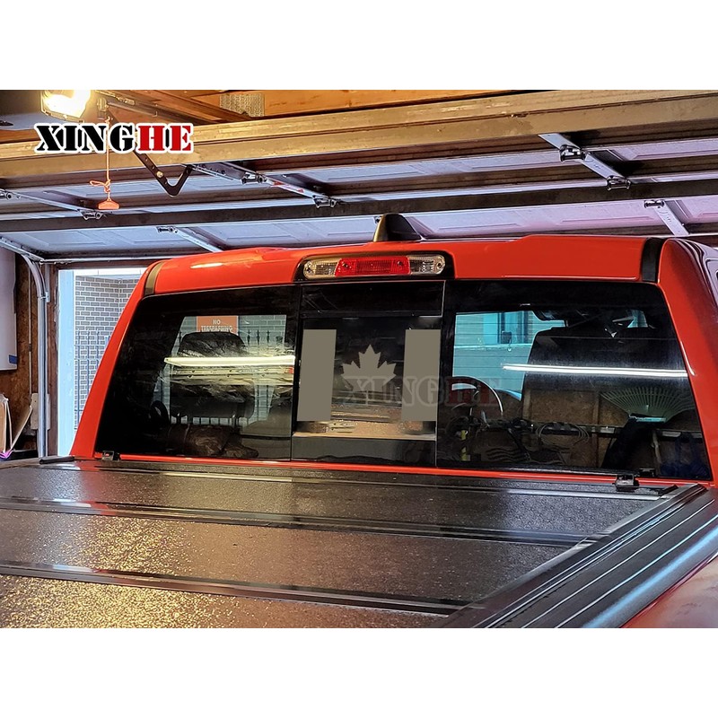 Rear Middle Window Canada Flag Decals, for Chevy Sierra Silverado