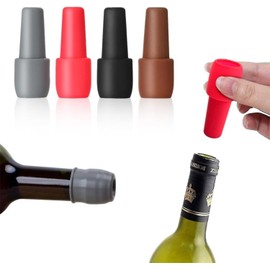 THJOPOKEEL Tapón reutilizable para botellas de vino espumoso, Tapón Reutilizable para Botellas de Vino Espumoso, Sellador de Vino para Botellas de Vin