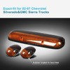 Partsam 3PCS Amber LED Cab Roof Marker Light Top Running