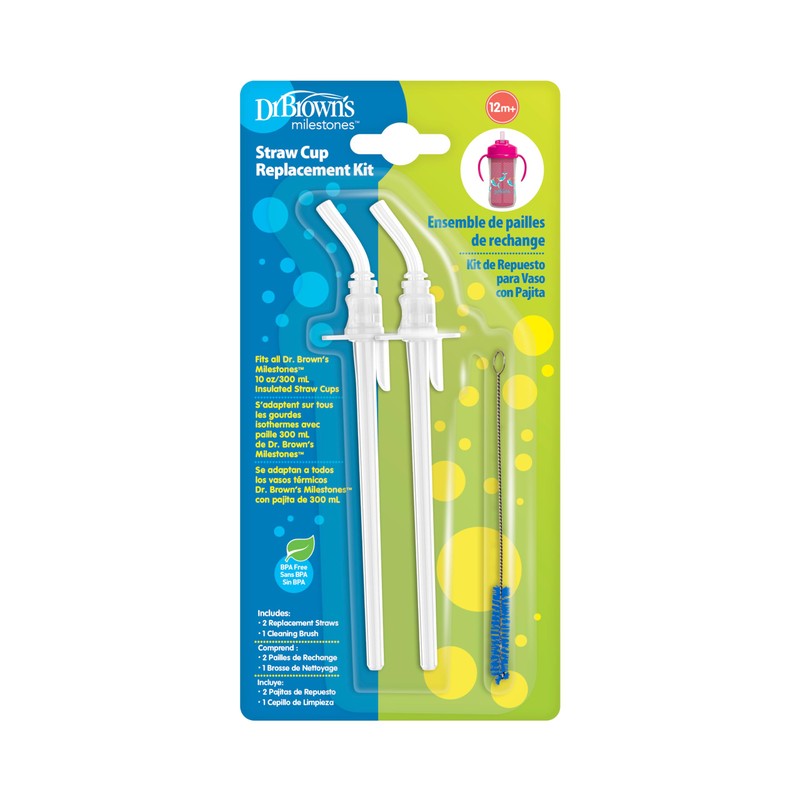 Dr. Brown's Milestones Straw Cup Replacement Kit, for 10 oz/300