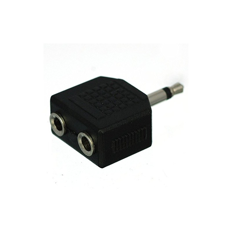 CESS 3.5mm Mono Male to Dual Port 3.5mm Mono Female