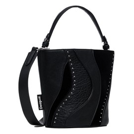 Desigual Women's Accessories PU Shoulder Bag, black