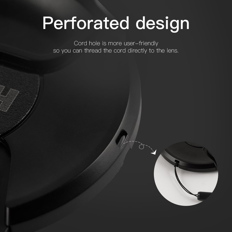 Haida 43mm Snap-on Lens Cap, Front Camera Cover with Lens