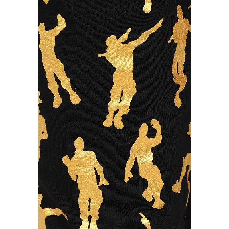 ThePyjamaFactory Emote Legend Dance Gaming All Over Gaming Black Gold