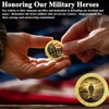 ASmileIndeep Military Challenge Coins - Bulk 82 Pcs Veterans Challenge