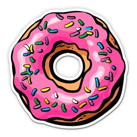 GT Graphics Colorful Donut Sprinkles - 12" Vinyl Sticker Waterproof Decal
