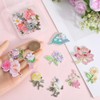 GORGECRAFT 18Pcs Small Flower Iron On Patches Mini Floral Embroidered