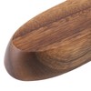 Wooden Serving Tray Easy Cleaning Boat Shape Wooden Food Plate