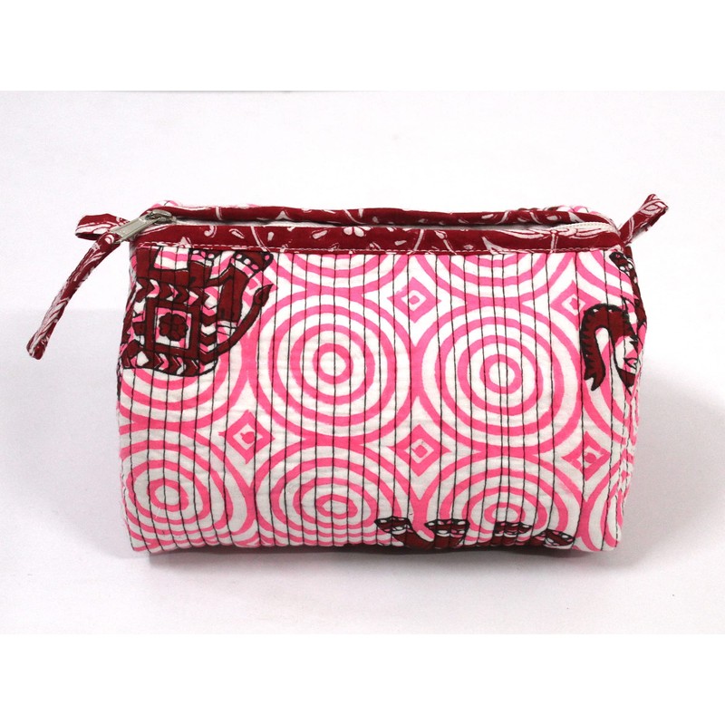 INDIAN CRAFT CASTLE ICC Toiletry Bag Water-resistant Makeup Cosmetic Bag,