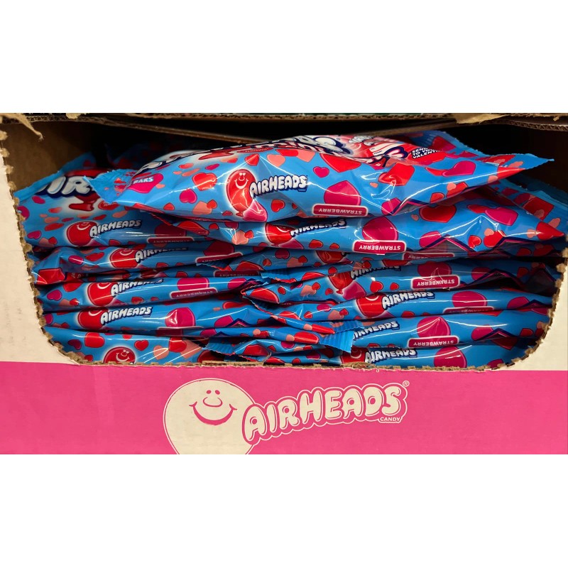 Airheads 6 Pack Airhead Mini Bars-Cherry, Strawberry and White Mystery-Valent