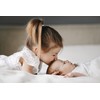 3 Fitted Sheets 40 x 80 cm Organic Cotton White