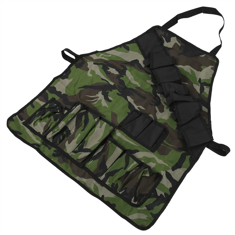 MultiFunction BBQ Apron Waterproof Dirt Resistant Cooking Apron with MultiPocket