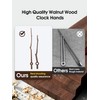 DEEWISH Set of 4 Walnut Wood Clock Hands with 20mm