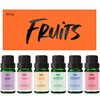 Fragrance Oil, MitFlor Premium Fruit Essential Oils Set, Fruity Scents