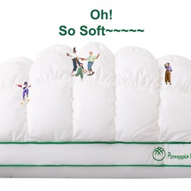 YOUR MOON Fluffy Support Bed Pillow Standard Size, Super Soft Premium Down-Alternative Filling for Sleeping, Luxury Hotel Quality Bed Pillows for Side Sleeper (White)