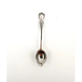 SilverLiza Solid 925 Sterling Silver Small Salt Spoon - Elegant Miniature Spoon - Poli